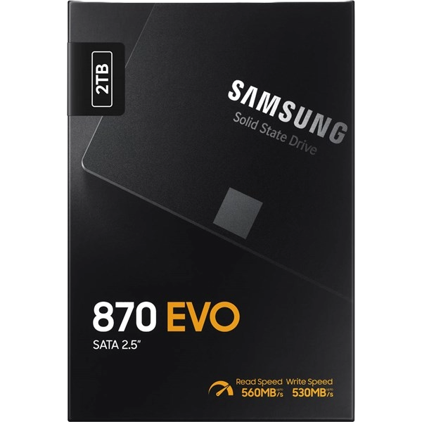 Samsung 2TB 870 EVO Internal SSD, 2.5 inch, SATA III - CCL Computers
